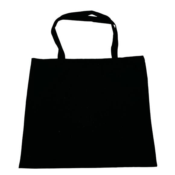 Reformation Black Canvas Medium Size Tote Bag - Picture 2 of 4